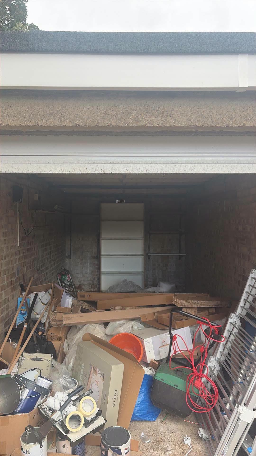 Garage before clearance
